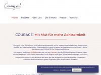 courage-diegerberdingstiftung.de Webseite Vorschau