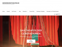 niederrheintheater.de Webseite Vorschau