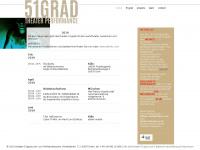 theater-51grad.com Webseite Vorschau