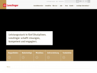 lenzlinger.ch Webseite Vorschau
