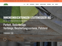 leuteneggerag.ch Webseite Vorschau
