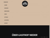 gasthof-nieder.de Webseite Vorschau