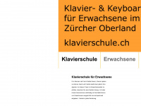 klavierschule.ch Webseite Vorschau