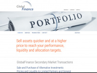 globalfinance.de Webseite Vorschau