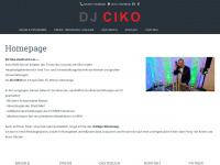 dj-ciko.de Webseite Vorschau