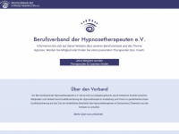 hypnoseverband.com Webseite Vorschau
