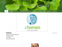 homeopathycourses.com Webseite Vorschau