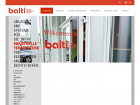 balti.ch Webseite Vorschau