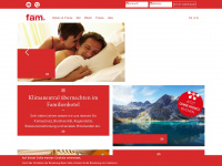 fam-hotels.com Webseite Vorschau
