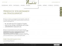 nagglerhof.com Webseite Vorschau