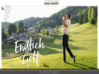 golfclub-waldhof.at Webseite Vorschau