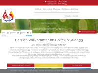 golfclub-goldegg.com Webseite Vorschau