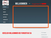furgertaxi.ch Webseite Vorschau