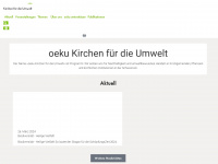 oeku.ch Webseite Vorschau