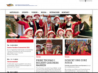 karneval-gescher.de Webseite Vorschau