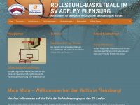 rollstuhlsport-flensburg.de Webseite Vorschau