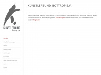 kuenstlerbund-bottrop.de Webseite Vorschau
