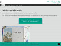 antiquariat-fatzer.ch Webseite Vorschau