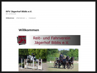rfv-jaegerhof-biblis.de Webseite Vorschau