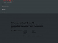 radiogruber.ch Webseite Vorschau