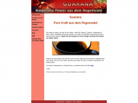 guarana-wunder.de Webseite Vorschau