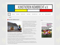 kunstverein-nuembrecht.de Webseite Vorschau