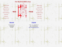 oldclockshop.ch Webseite Vorschau