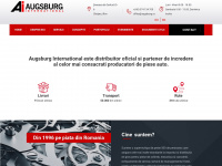 augsburg.ro Webseite Vorschau
