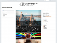 math.uzh.ch Webseite Vorschau