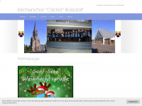 kirchenchor.oas-roisdorf.de Webseite Vorschau
