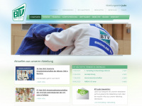 judo.btvonline.de Webseite Vorschau