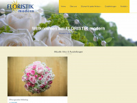 floristikmodern.at Webseite Vorschau