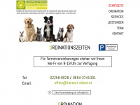 tierarzt-alland.at Webseite Vorschau