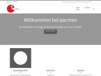 pacman.ch Webseite Vorschau
