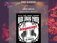 disco-blackout.de Webseite Vorschau