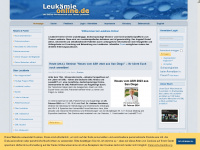 leukaemie-online.de Webseite Vorschau