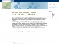 kompetenznetz-leukaemie.de Webseite Vorschau