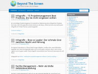 beyond-the-screen.de Webseite Vorschau