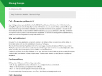mining-europe.de Webseite Vorschau