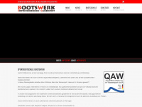 bootswerk.info Webseite Vorschau