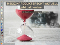 medizinprodukterecht-aktuell.de Webseite Vorschau