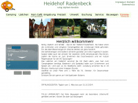 heidehof-radenbeck.de Webseite Vorschau