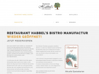 habbel-restaurant.de Webseite Vorschau