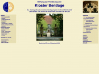 stiftung-kloster-bentlage.de Webseite Vorschau