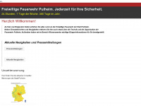 feuerwehr-pulheim.de Webseite Vorschau