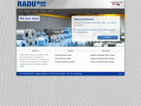 radu-stahl.de Webseite Vorschau