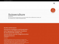 suisseculture.ch Webseite Vorschau