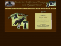zwinger-vom-nydamer-moor.de Webseite Vorschau
