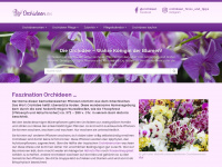 orchideen.eu Webseite Vorschau