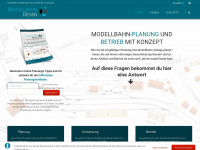 modellbahn-design.de Webseite Vorschau